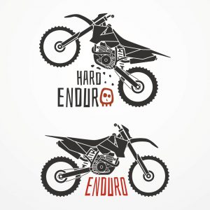 Enduro motorcycle logo